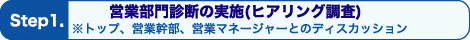 �c�ƕ���f�f�̎��{